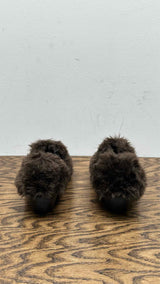 Junya Watanabe Faux-Fur Mules
