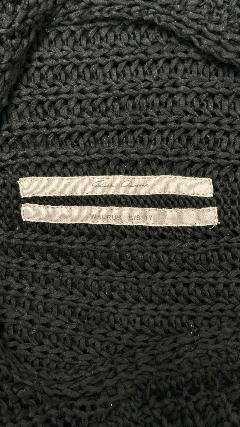Rick Owens Oversized Loose-Knit Sweater