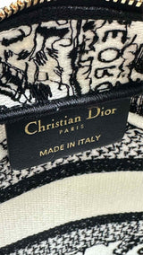 Dior Embroidered Logo Cosmetic Bag