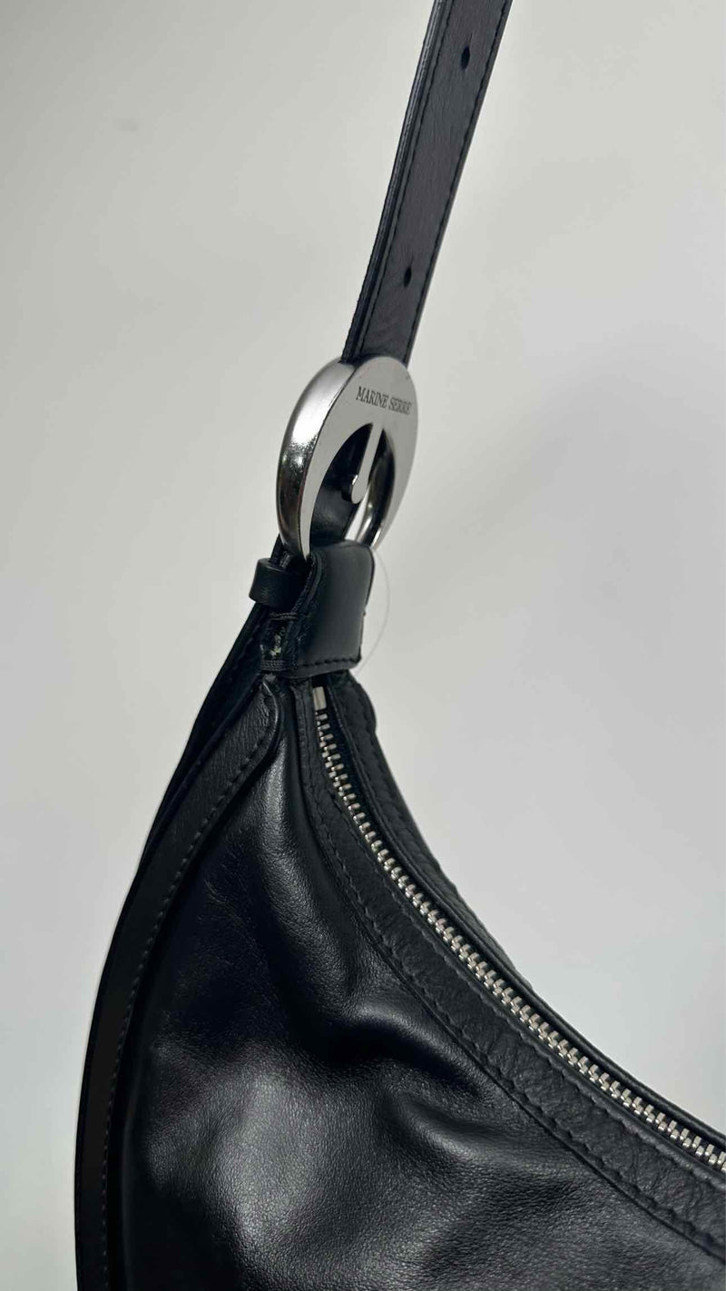 Marine Serre Crescent Moon Studded Bag