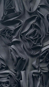 Comme Des Garcons N/S Mesh-Rose Side-Zip Top