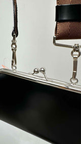 Comme Des Garcons Kiss-Rock Leather Cross Body Bag