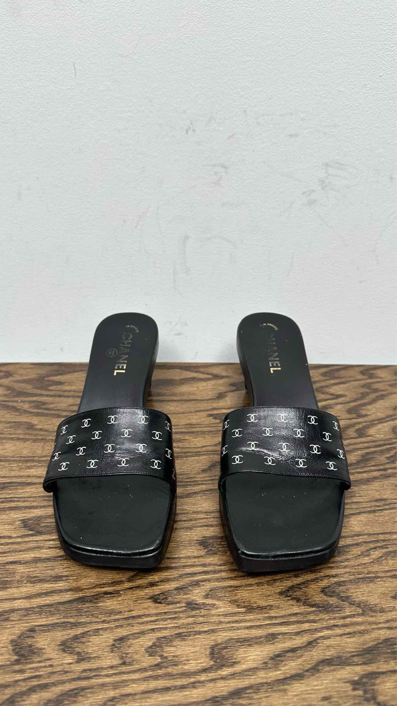 Chanel Multi CC-logo Heel Sandals