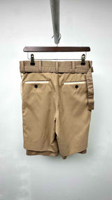 Sacai Belted Layered Shorts