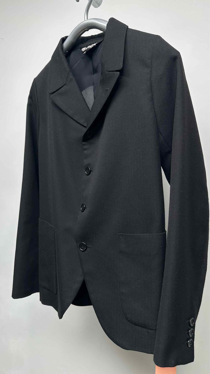Black Comme Des Garçons Back Cut-out Jacket