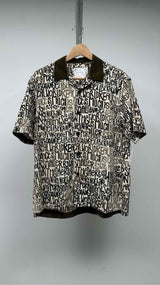 Sacai Printed Corduroy S/S Shirt