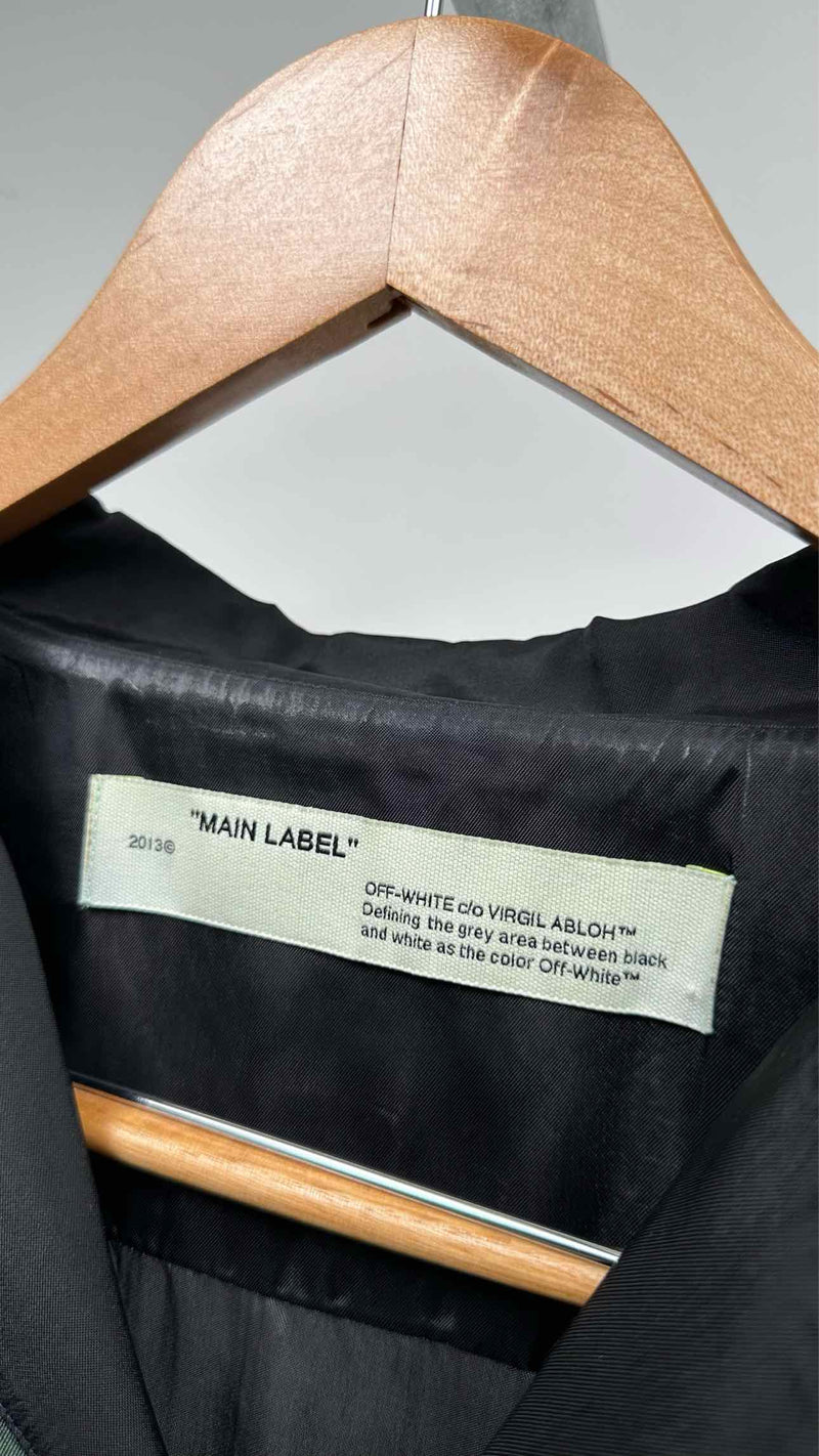 Off-White S/S Printed Satin Shirt