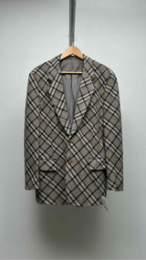 Comme Des Garcons Homme Plus Check Wool Suits