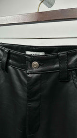 Sandro Leather Flare Pants
