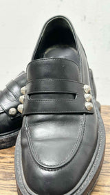 Balenciaga Studded Accent Loafers