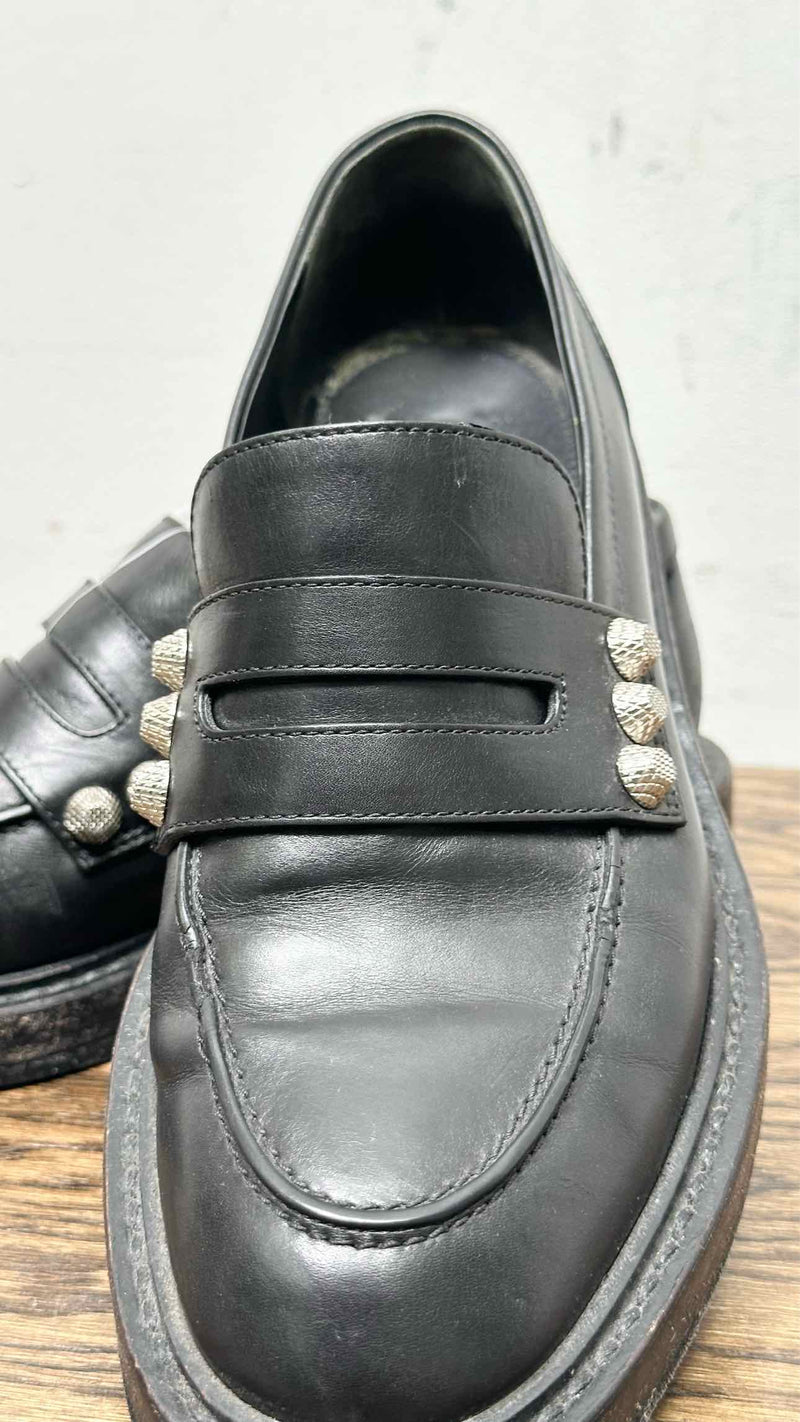 Balenciaga Studded Accent Loafers