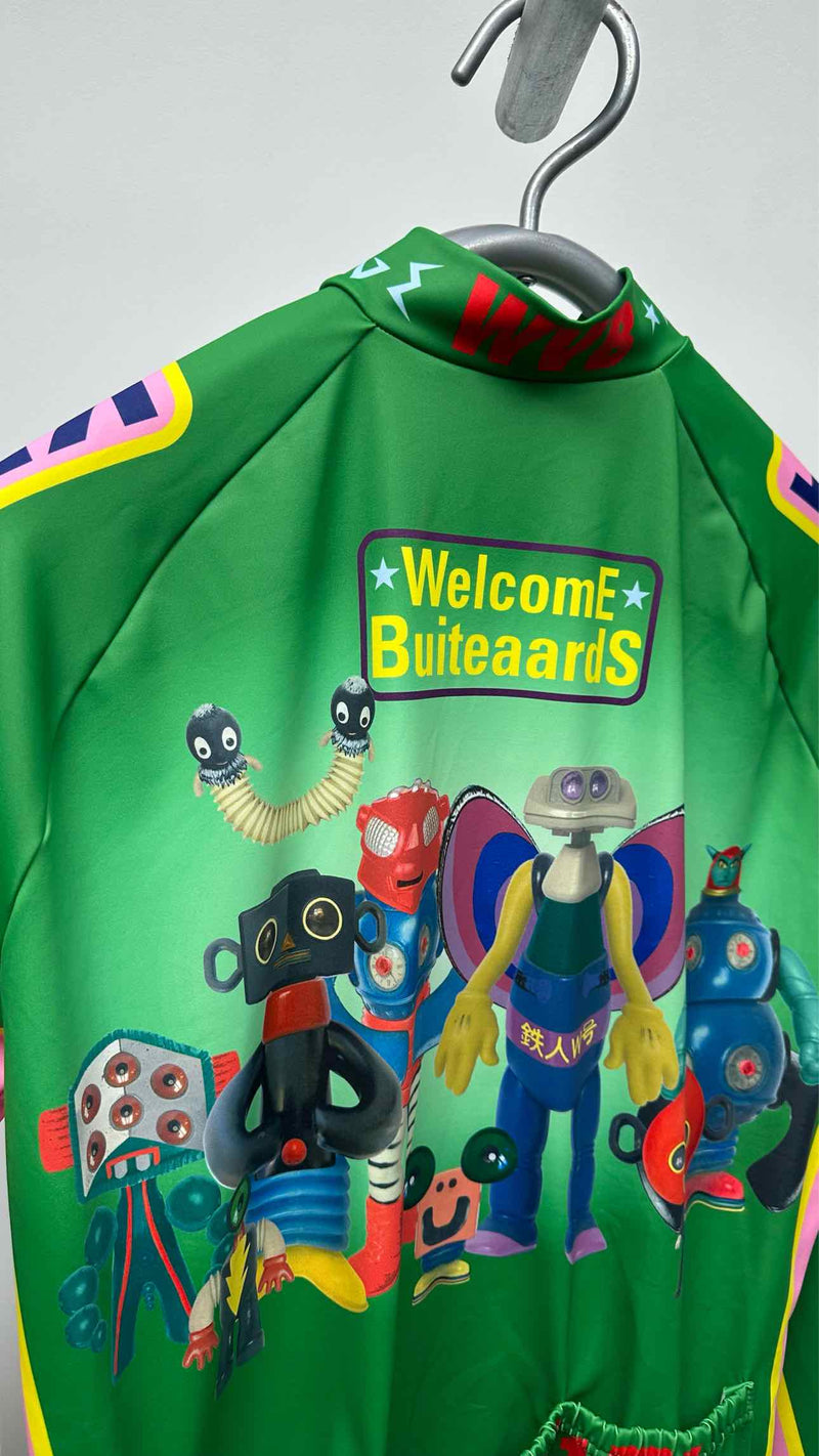 Walter Van Beirendonck L/S Robot Print Cycling Top