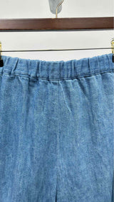 Junya Watanabe Denim Drop-crotch Cropped Easy Denim Pants