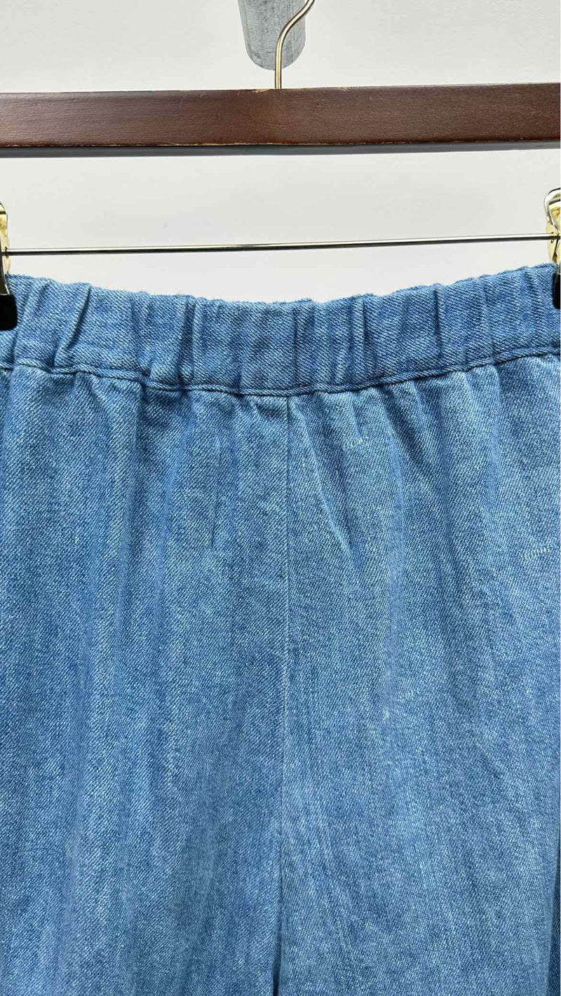 Junya Watanabe Denim Drop-crotch Cropped Easy Denim Pants