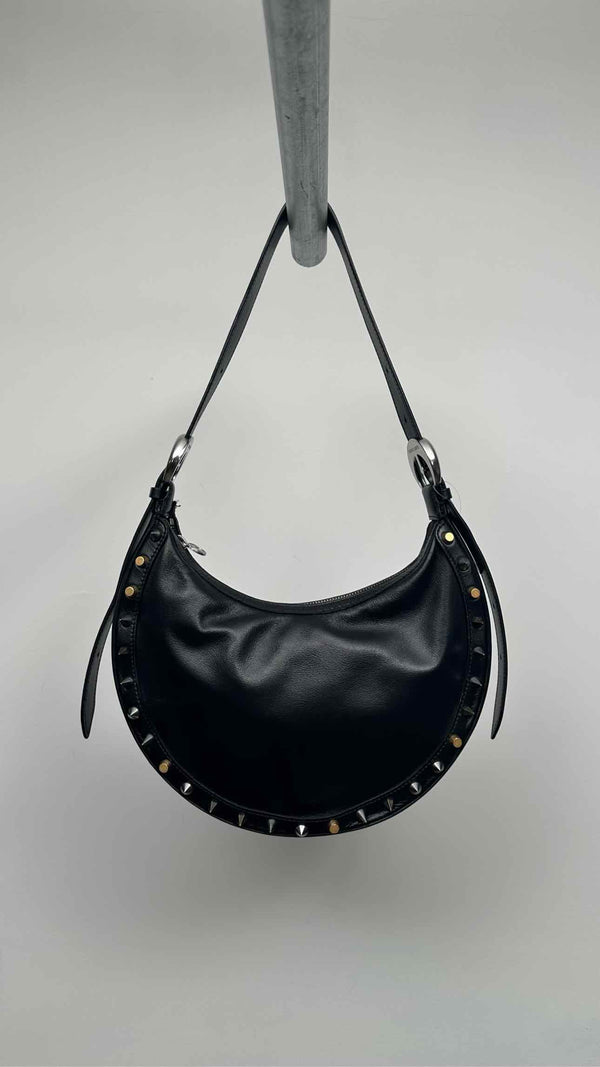 Marine Serre Crescent Moon Studded Bag