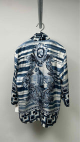 Dolce & Gabbana Half-sleeve Front-tie Printed Shirt