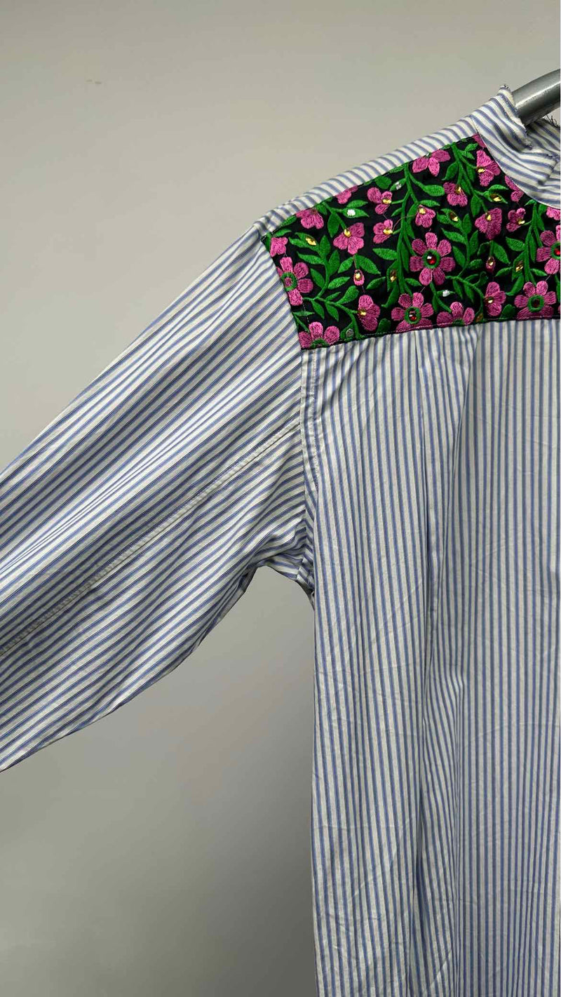 Comme Des Garçons Homme Plus Backwords Stripe Long Shirt