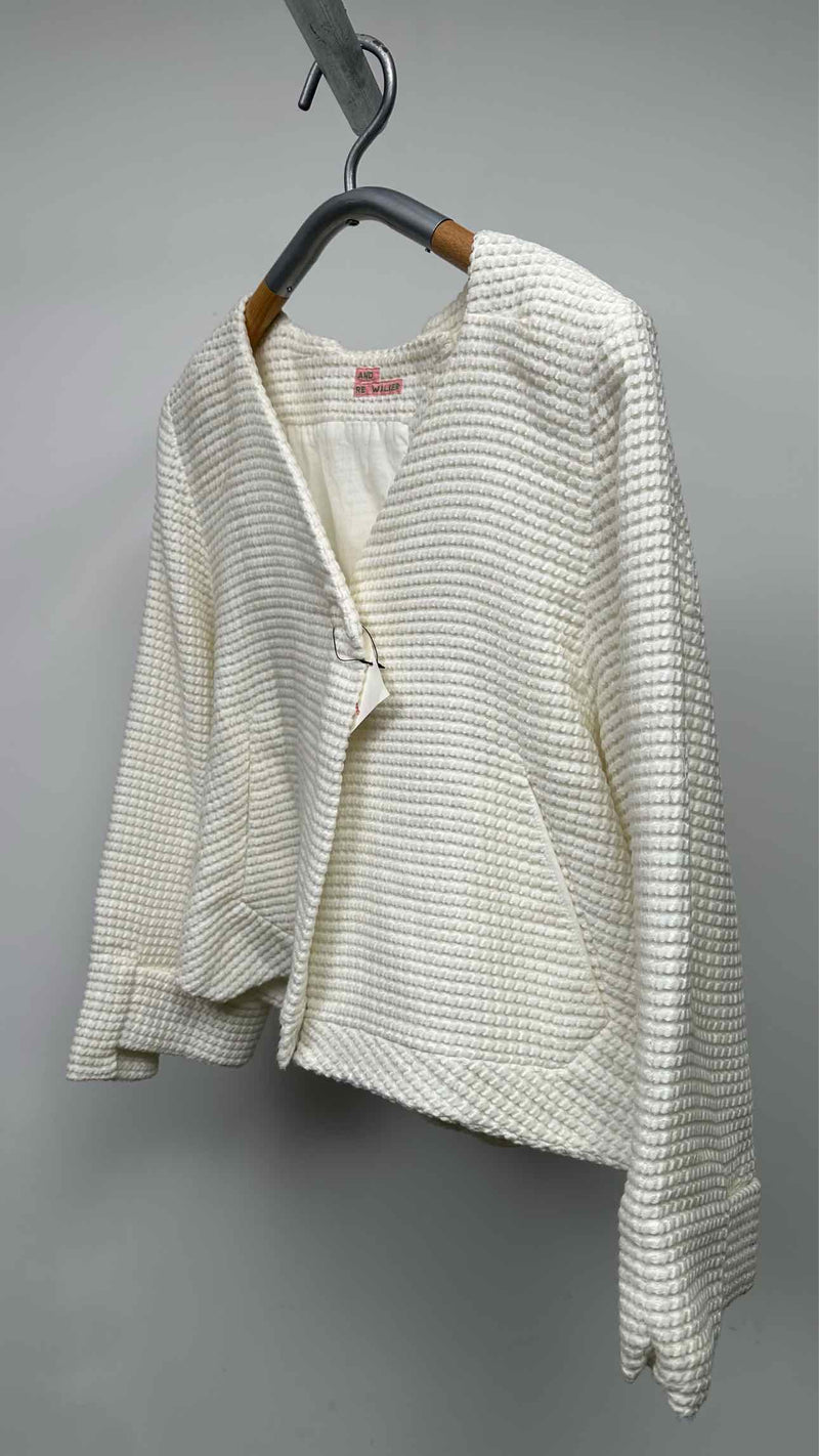 Andre Walker For Dover Street Market Waffle Cropped Oversized Jacket