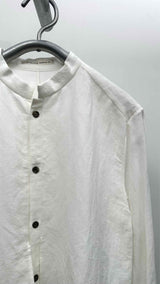 Indivisual Sentiments Oversized Collar-Less Shirt Dress