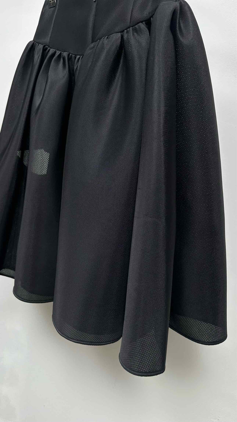 Simone Rocha Wide Cut-out Pearl Skirt