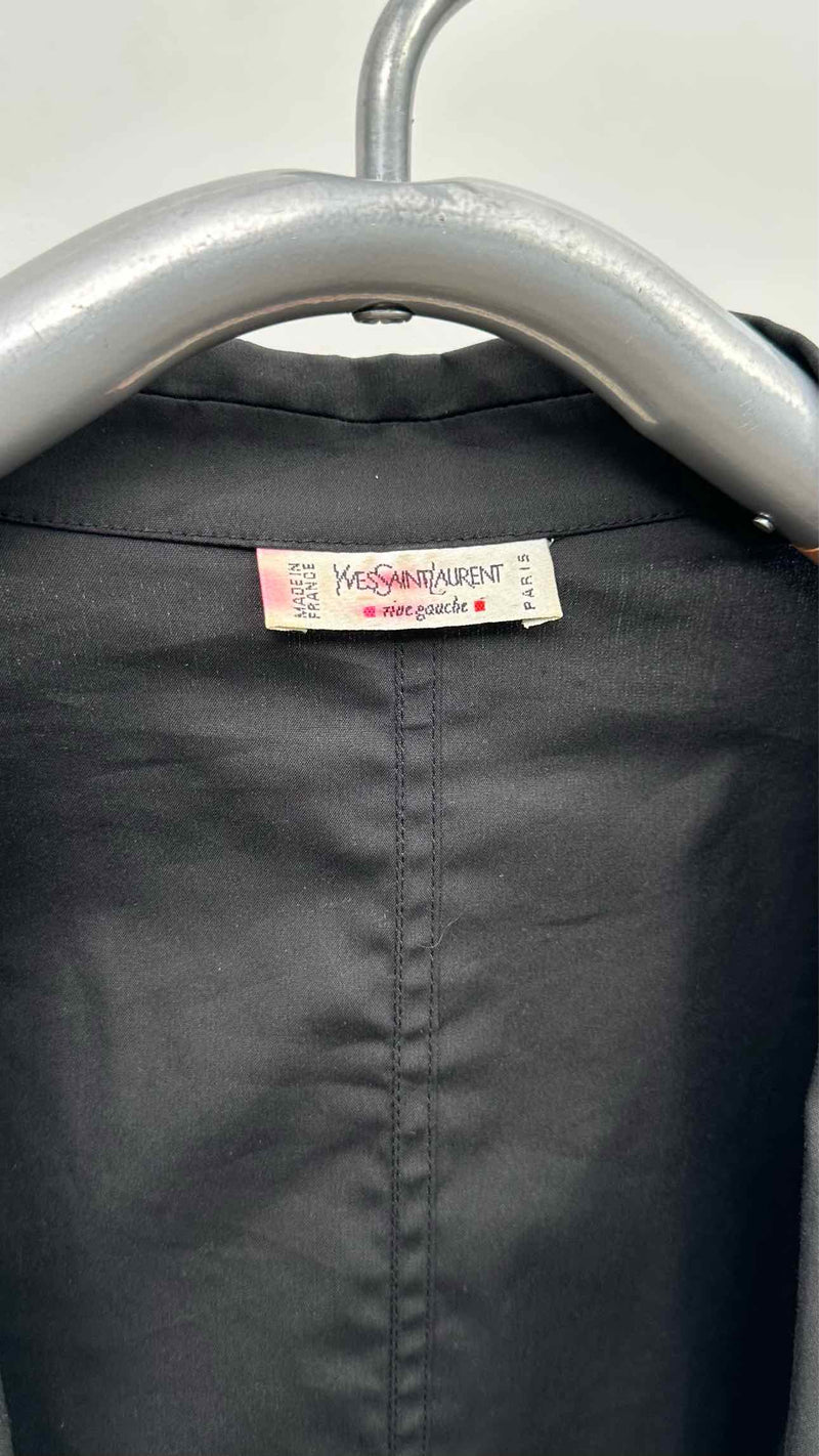 Yves Saint Laurant Bottom-wrap Shirt Jacket
