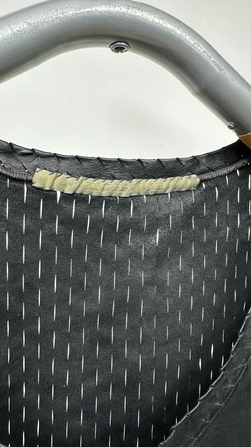 Carol Christian Poell Perforated-leather Object-dye Vest