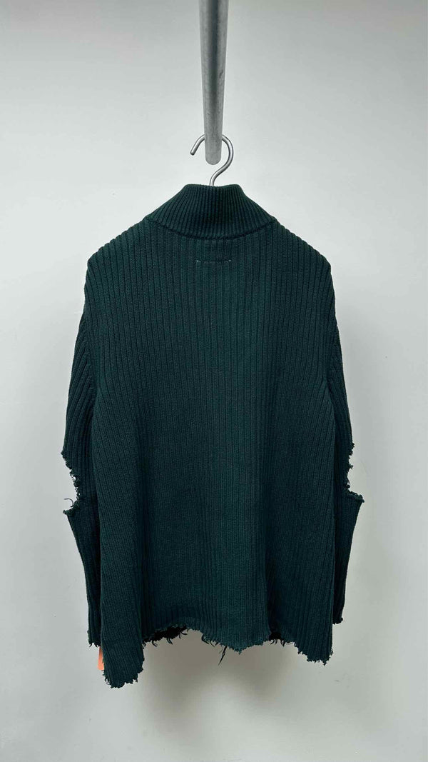 MM6 Distressed Rib Drivers Sweater