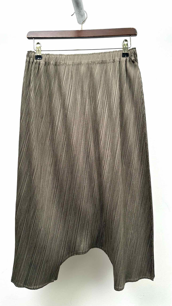 Pleats Please Drop-crotch Pleayed Croped Easy Pants