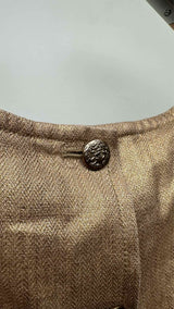 Chanel N/S Waxed Top