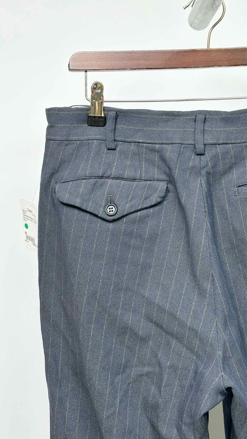 Comme Des Garcons Homme Deux Stripe Wrinkly Pants