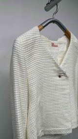 Andre Walker For Dover Street Market Waffle Cropped Oversized Jacket