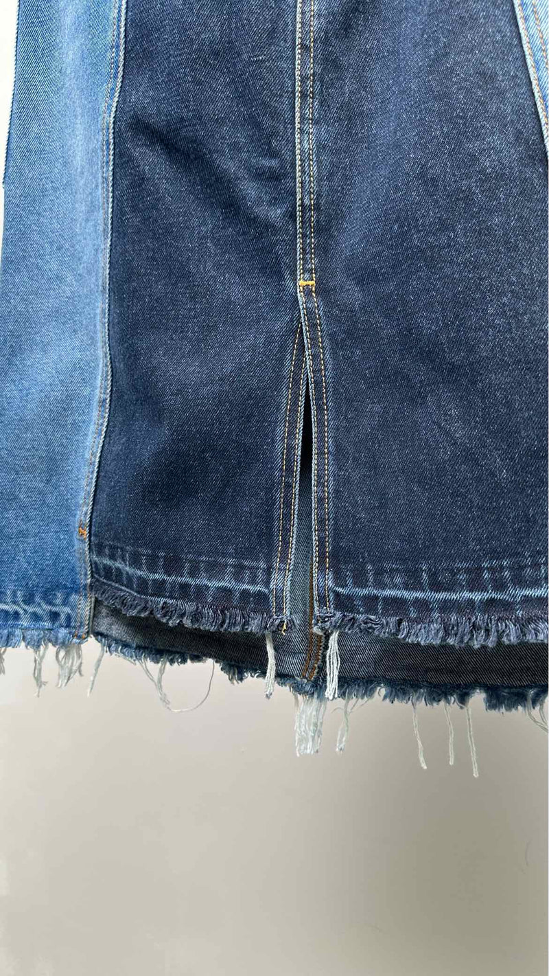 Diesel Reconstructed Denim Skirt