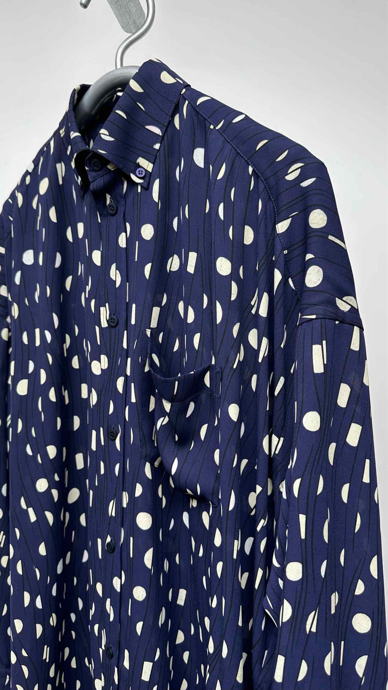 Balenciaga Printed Oversized Shirt