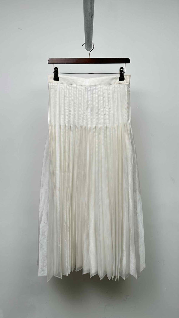 Junya Watanabe Denim Layered Pleated Long Skirt