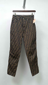 Fendi Jeans Monogram Pants