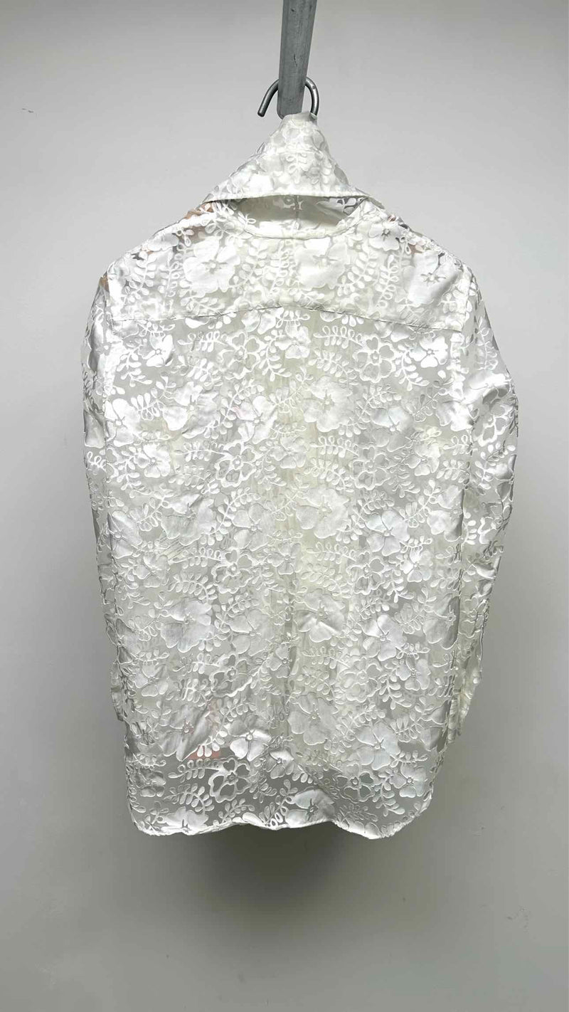 Junya Watanabe Floral Sheer Detail Shirt