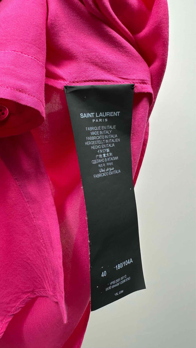 Saint Laurent S/S Viscose Shirt