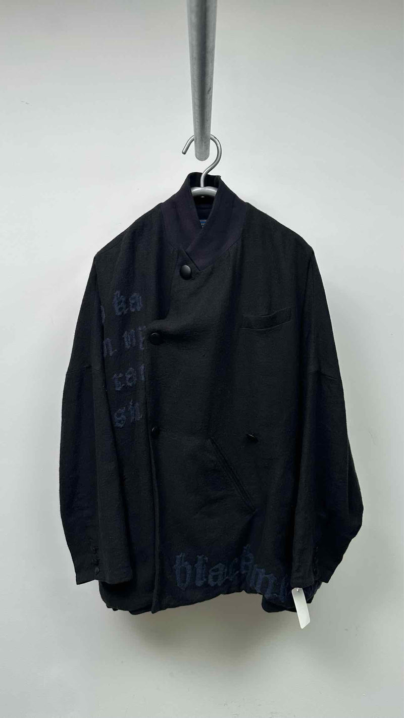 Blackmeans Oversized Jacquard Kimono Jacket