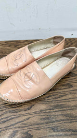 Chanel Interlocking CC Logo Flats