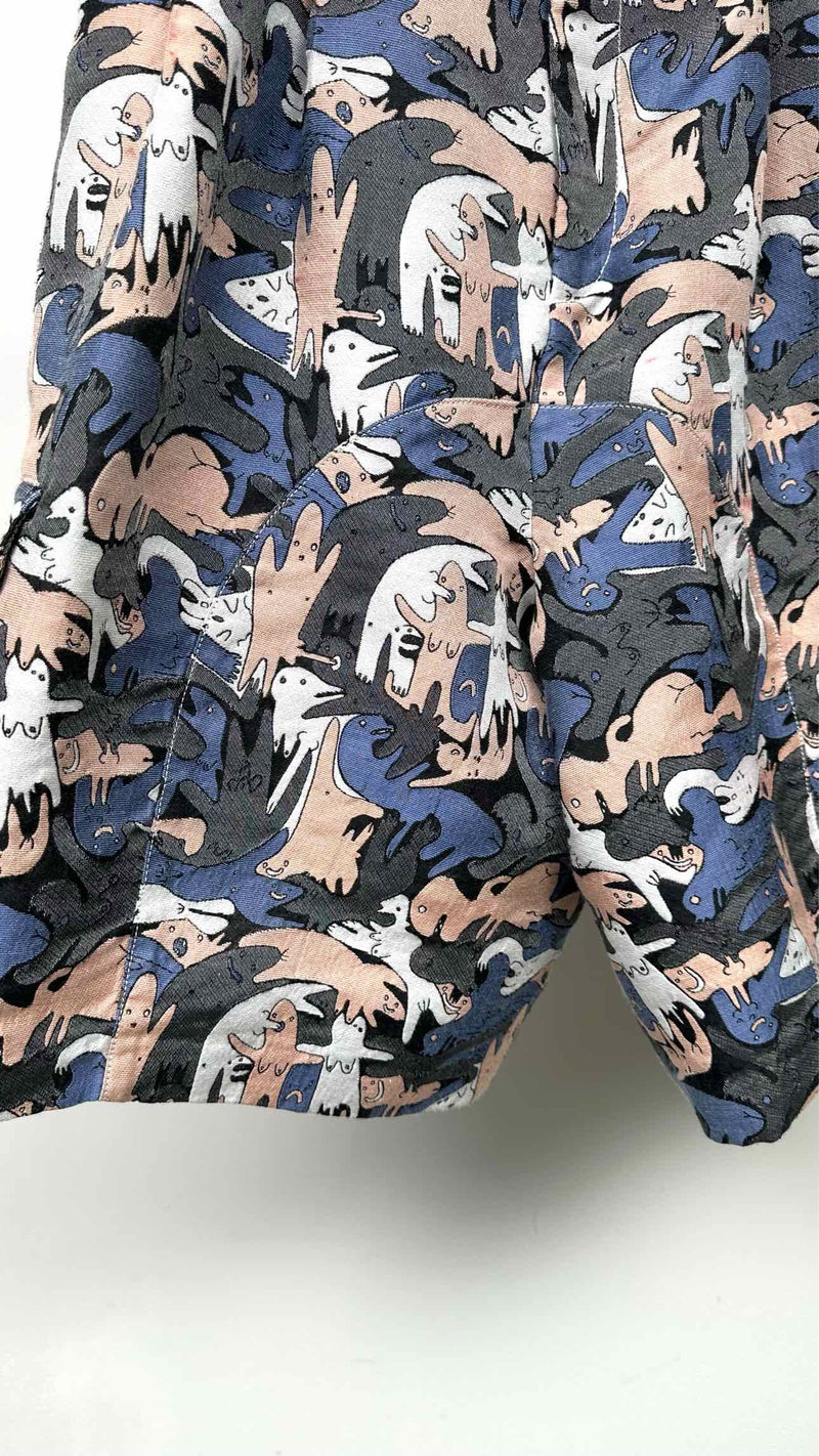 Charles Jeffery LOVERBOY Jacquard Wide Shorts
