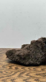 Junya Watanabe Faux-Fur Mules