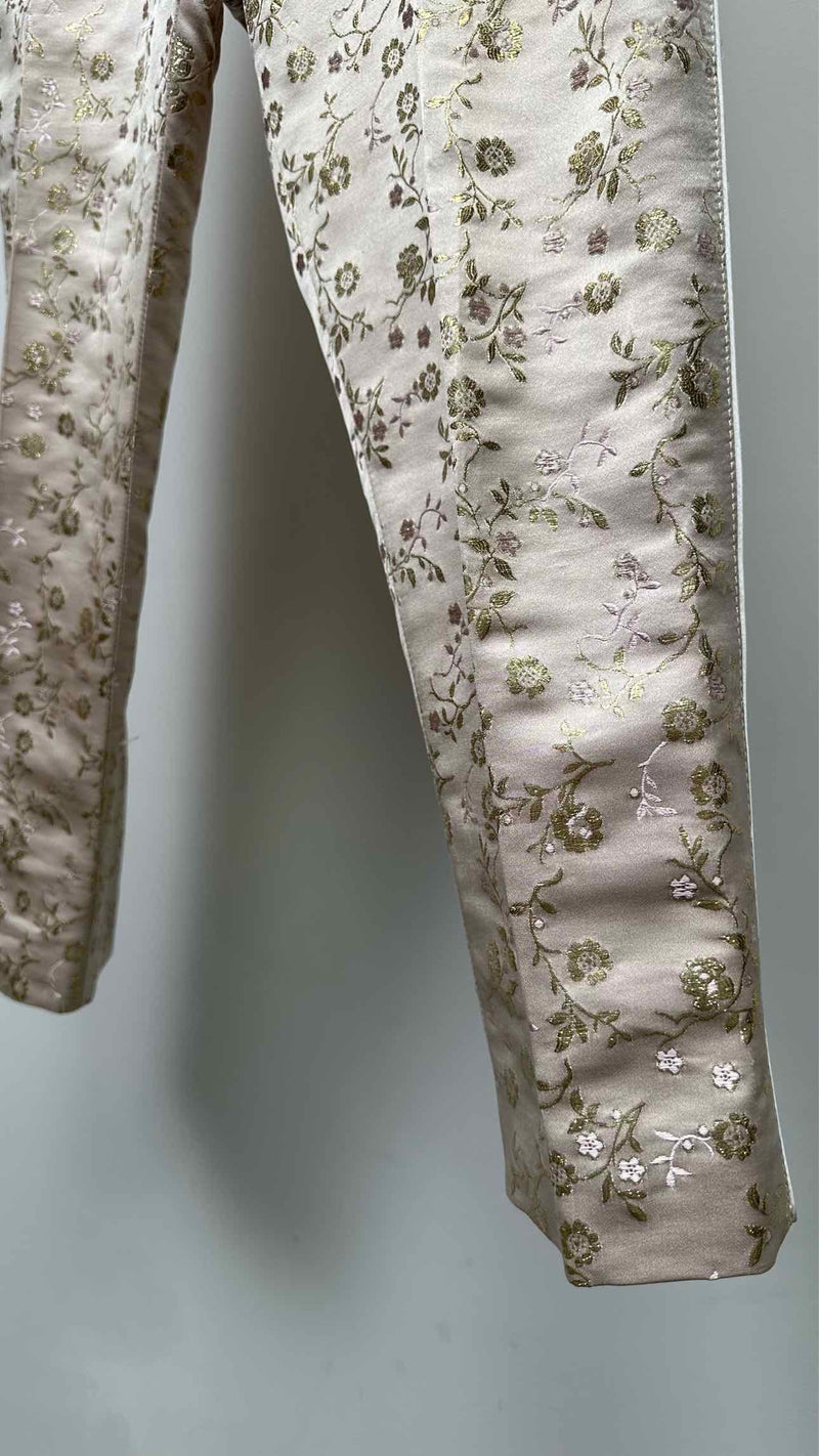 Marni Floral Jacquard Cropped Pants