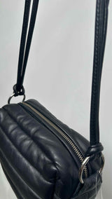 Marimekko Padded Leather Shoulder Bag