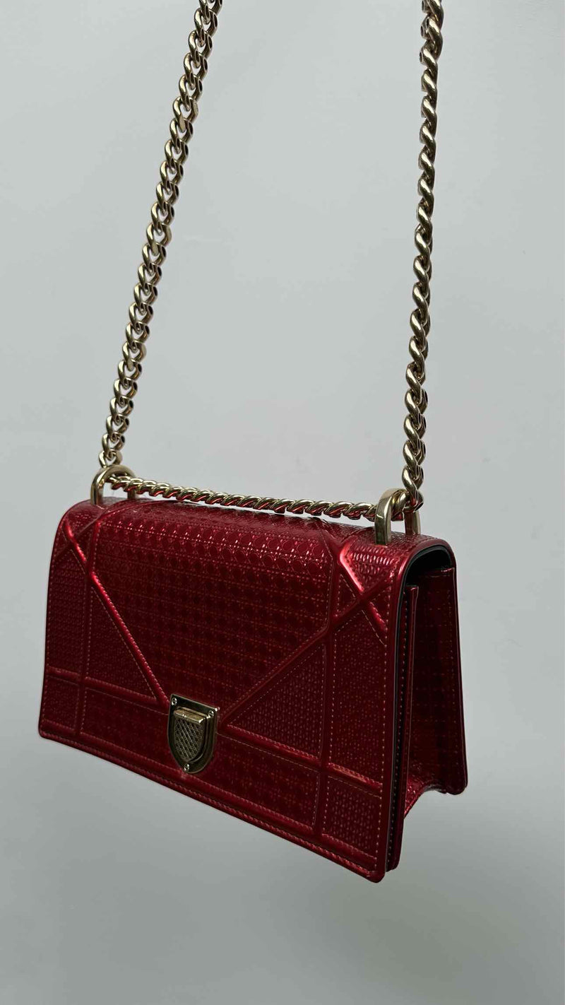 Christian Dior Metalic Chain Crossbody Bag