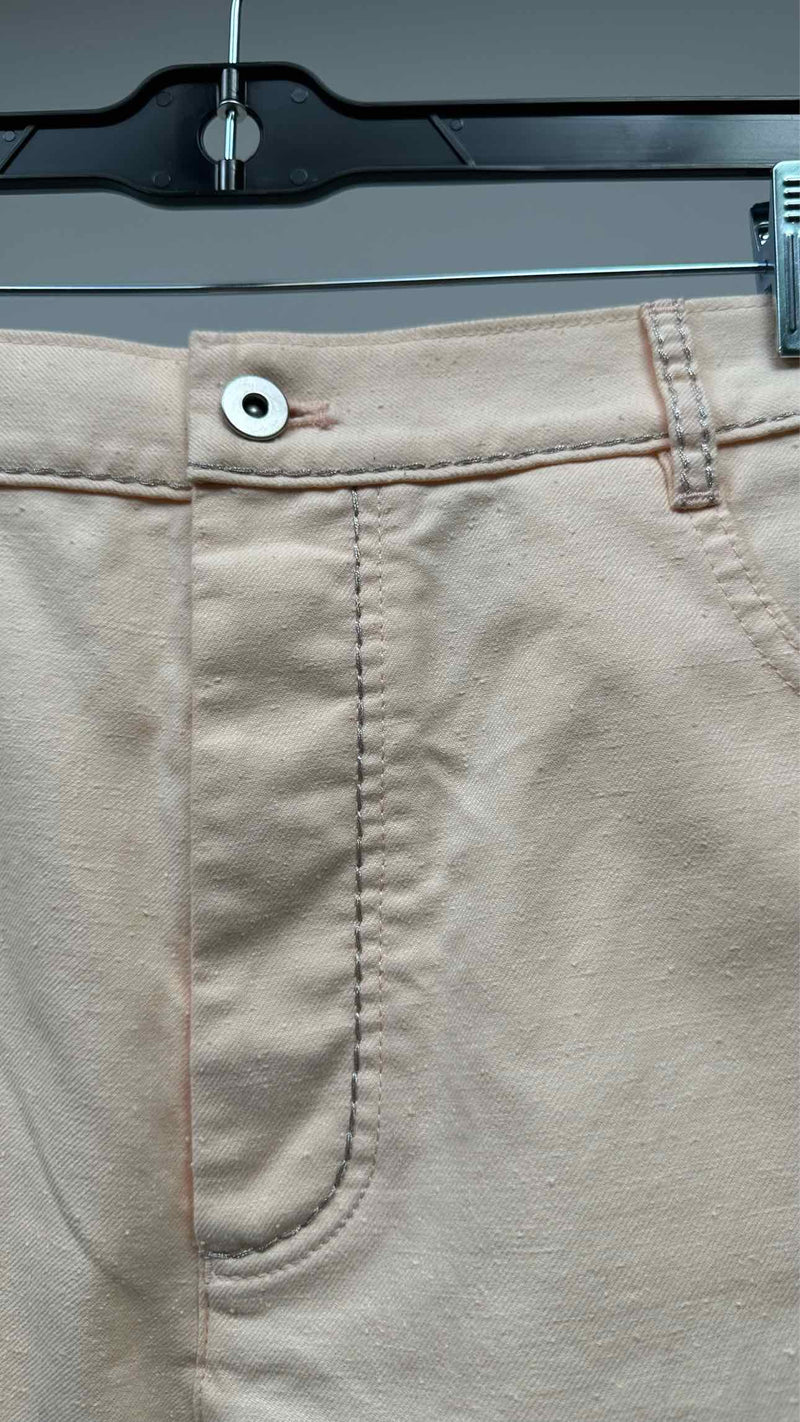 Bottega Veneta Twisted Chain Stitching Flare Jeans