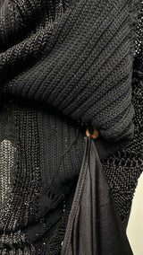 Jean Paul Gaultier Crochet-knit Skirt