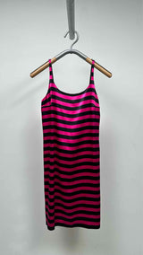 PRADA N/S Border Silk Dress