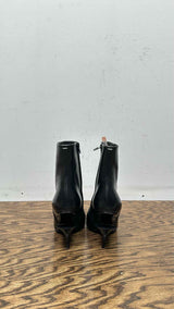 Margiela Cut-out Letaher Ankle Boots