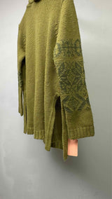 Yohji Yamamoto Nordic Knit Hoodie