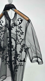Acne Studios S/S Embroidered Mesh Shirt